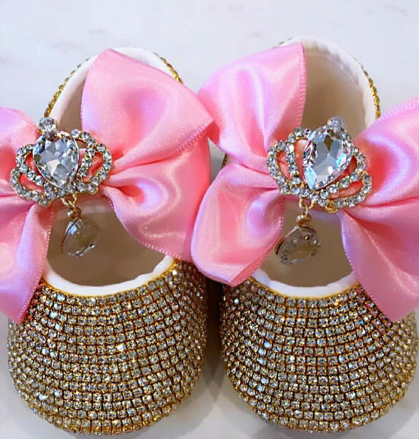 Royal Princess Crystal Shoes and Headband
